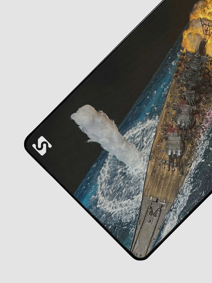 The moment the battleship Yamato was sunk. Table runner. product image (3)