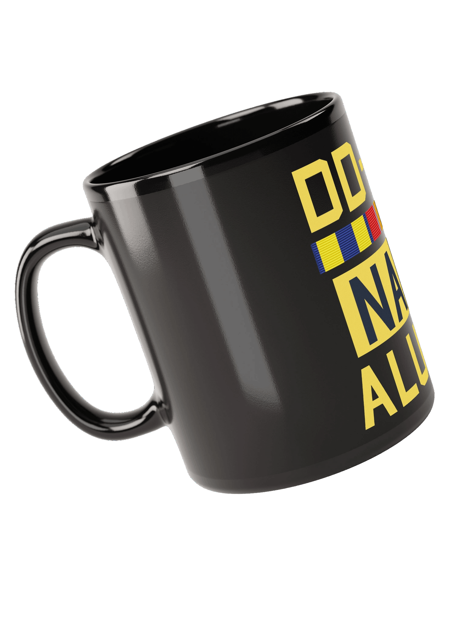 DD-214 Navy Alumni Black Glossy Mug product image (3)