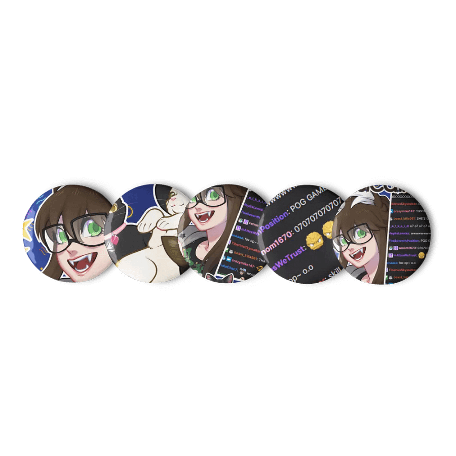 4Year Anniversary Button Pins product image (22)