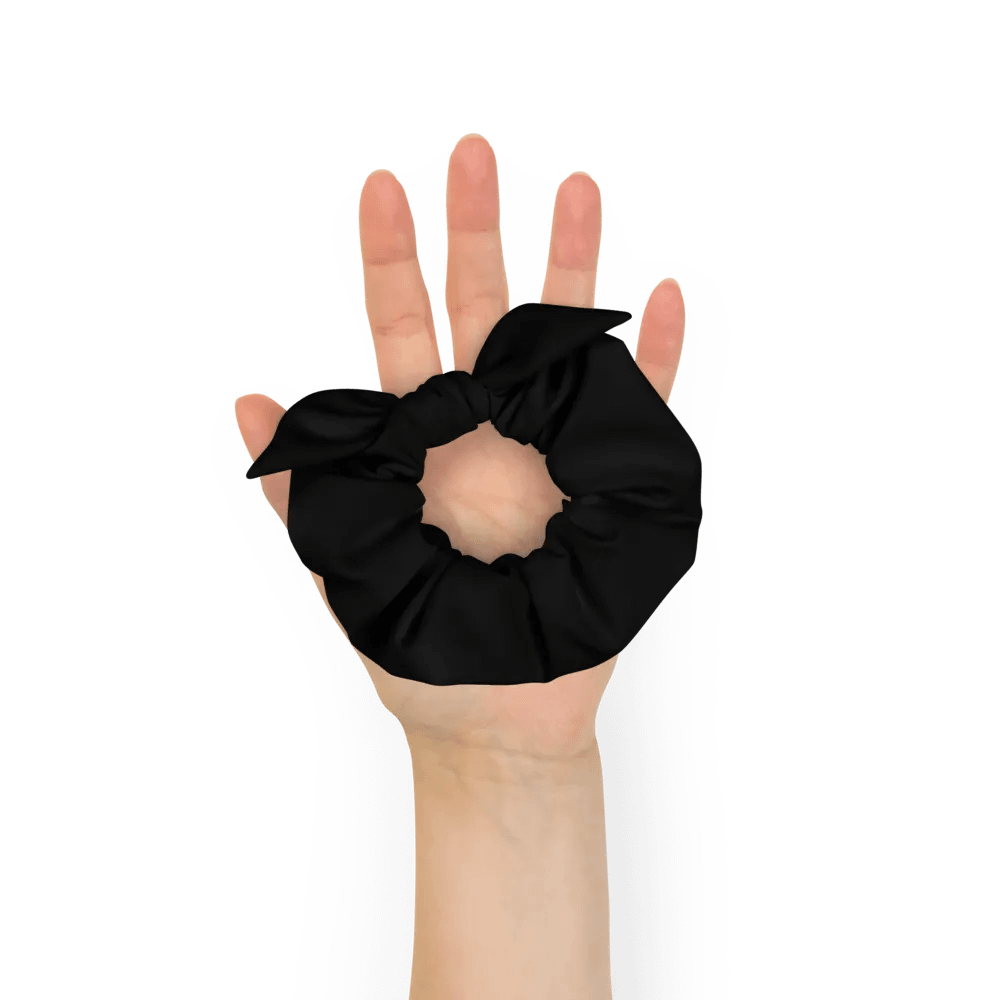 Pure Black Scrunchie product image (6)