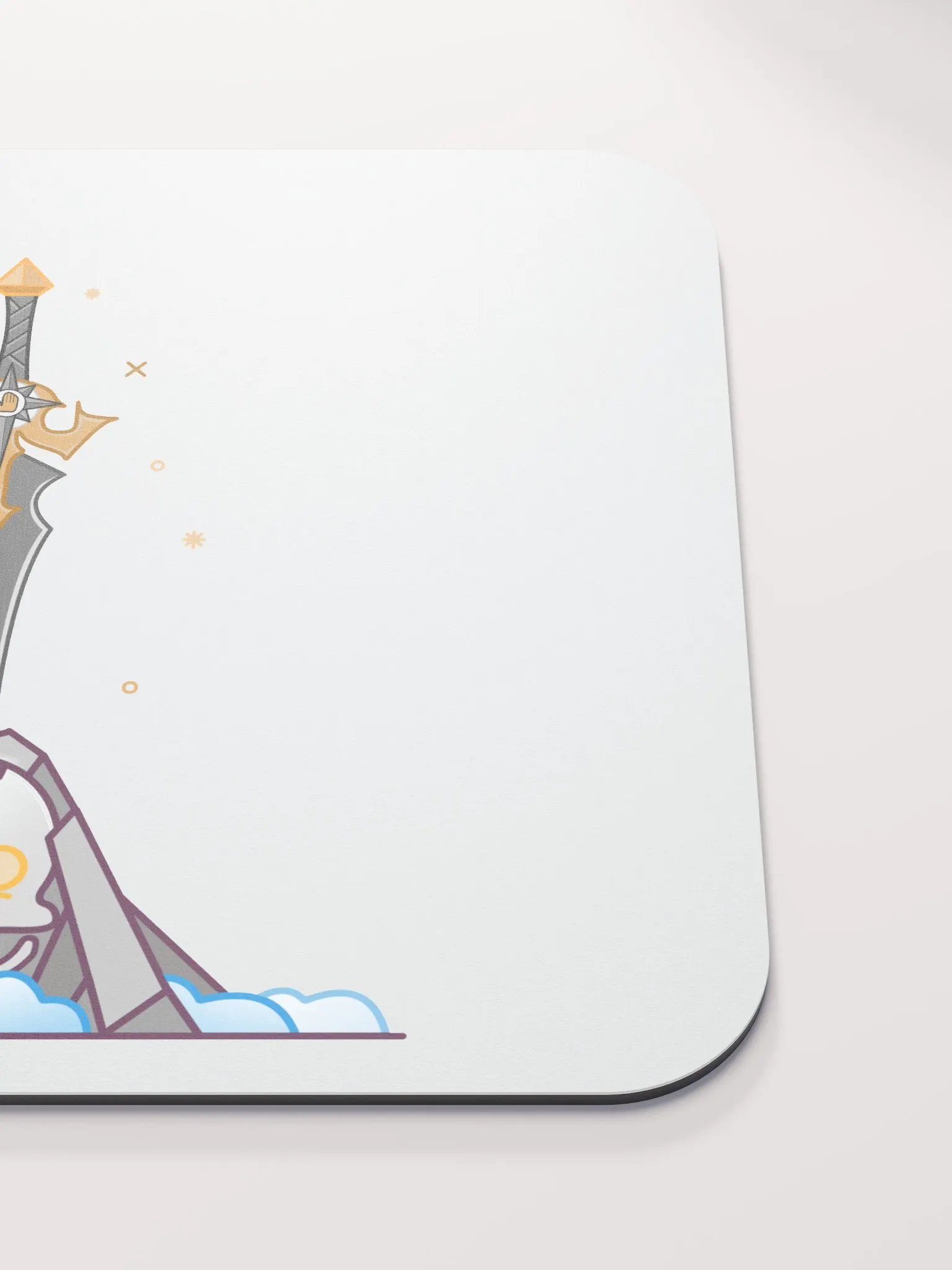Sword in the Skull - Argent Variation - Mouse Pad product image (5)
