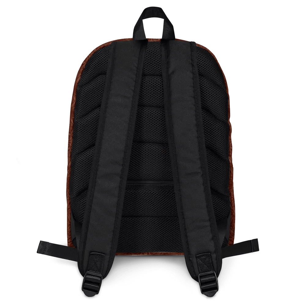 Burnt Orange Floral Design Back Pack product image (4)