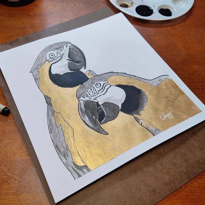 Parrots - Original Drawing product image (1)