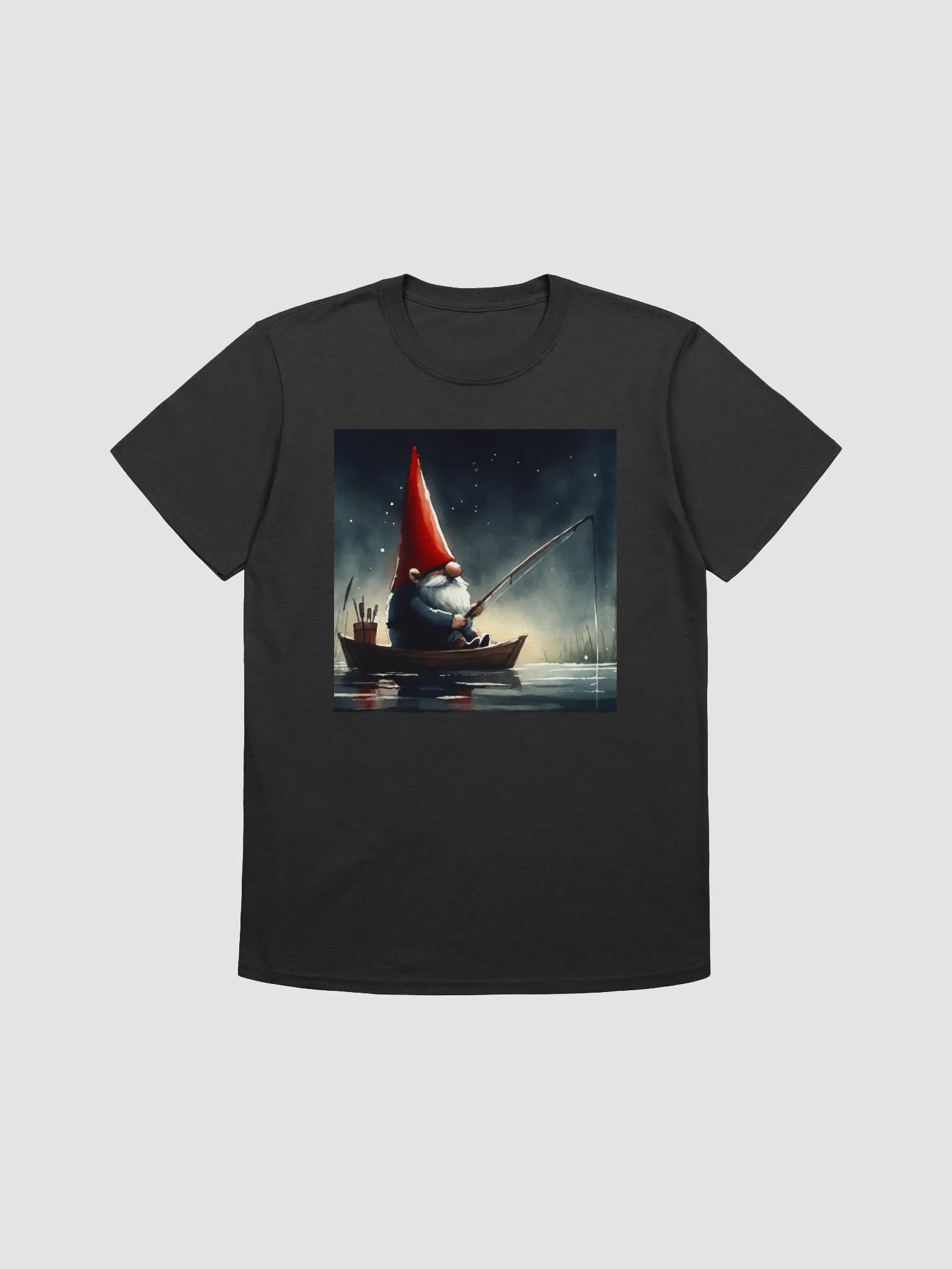 Midnight Gnome Fishing Adventure T-Shirt product image (2)