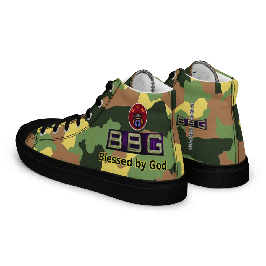Camouflage BBG High Tops - Black Soles product image (6)