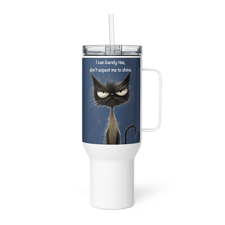 Disgruntled Kitty Travel Mug product image (2)