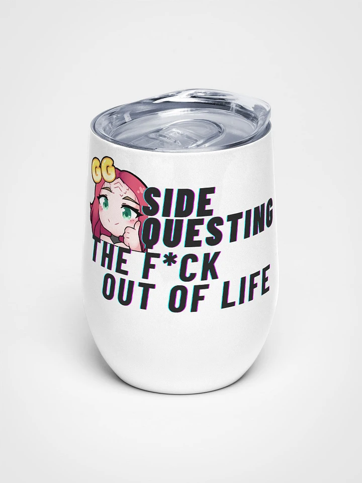 Pop Warrior Side Questing Wine Tumbler product image (1)