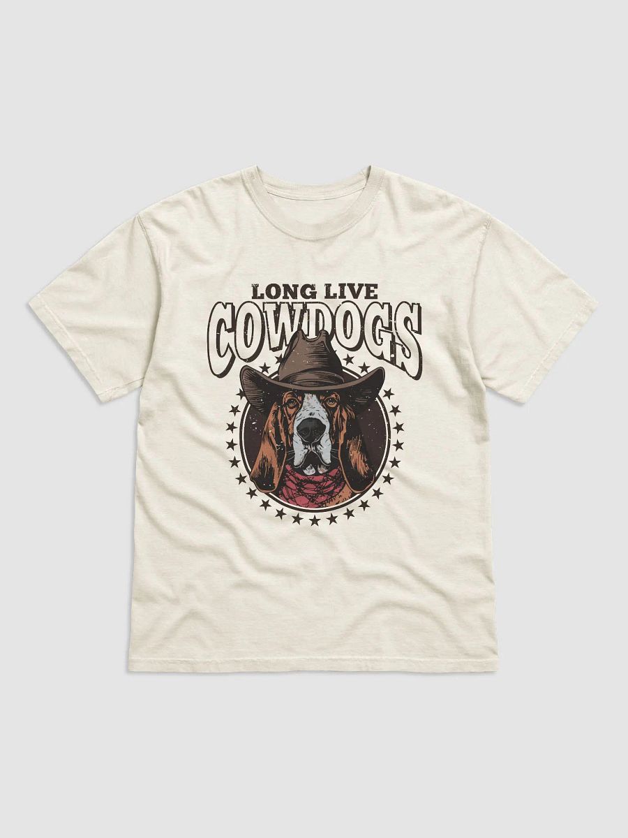 Basset Hound Cowboy Dog Unisex T-Shirt | Vintage-Style Western Cowdog Wearing a Cowboy Hat and Bandana product image (14)