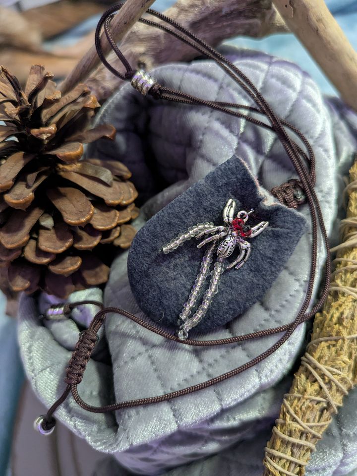 Webspinner Pouch Necklace product image (2)
