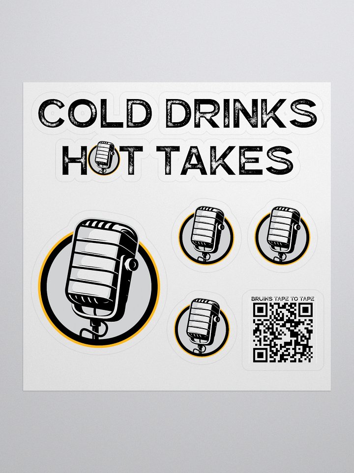 Cold Drinks, Hot Takes Sticker Pack product image (1)