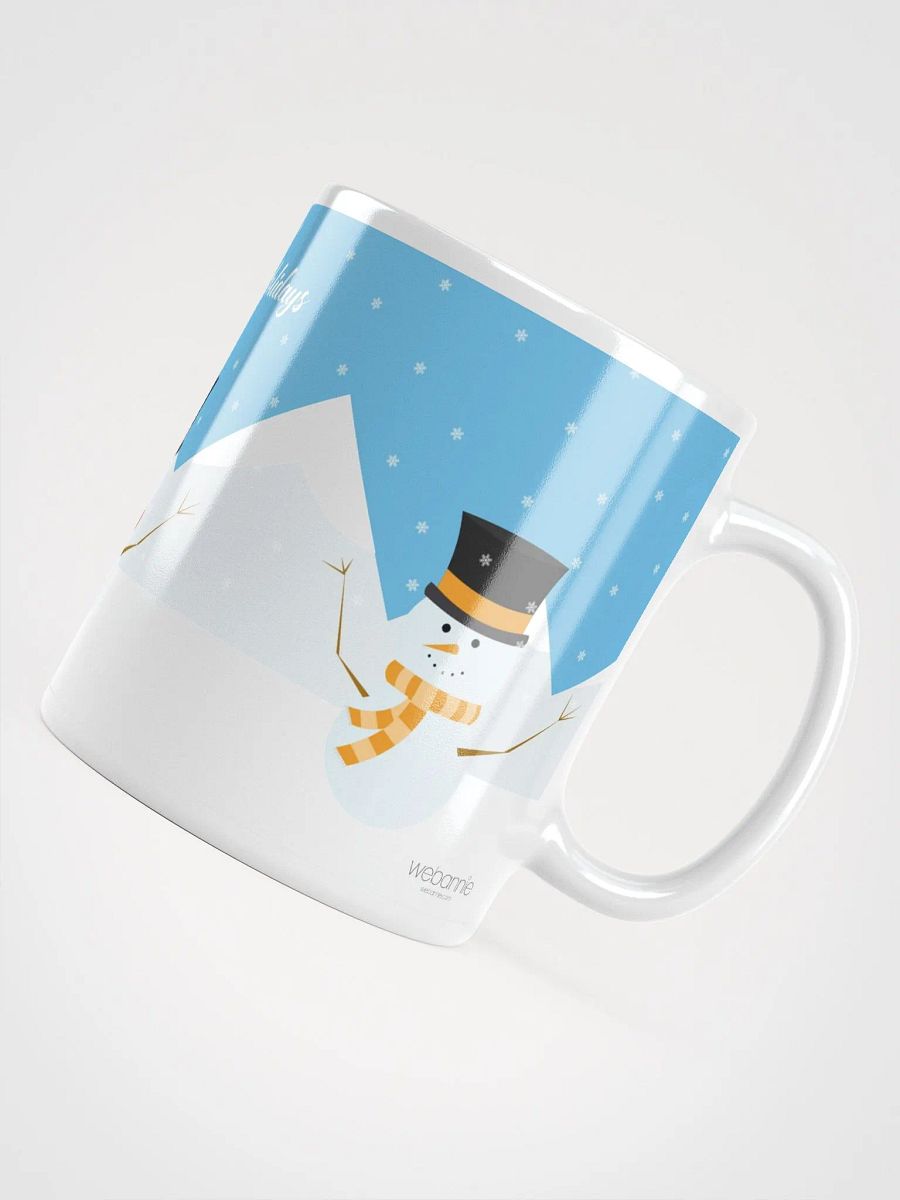 Mug - 3 snowmen Happy Holidays product image (4)