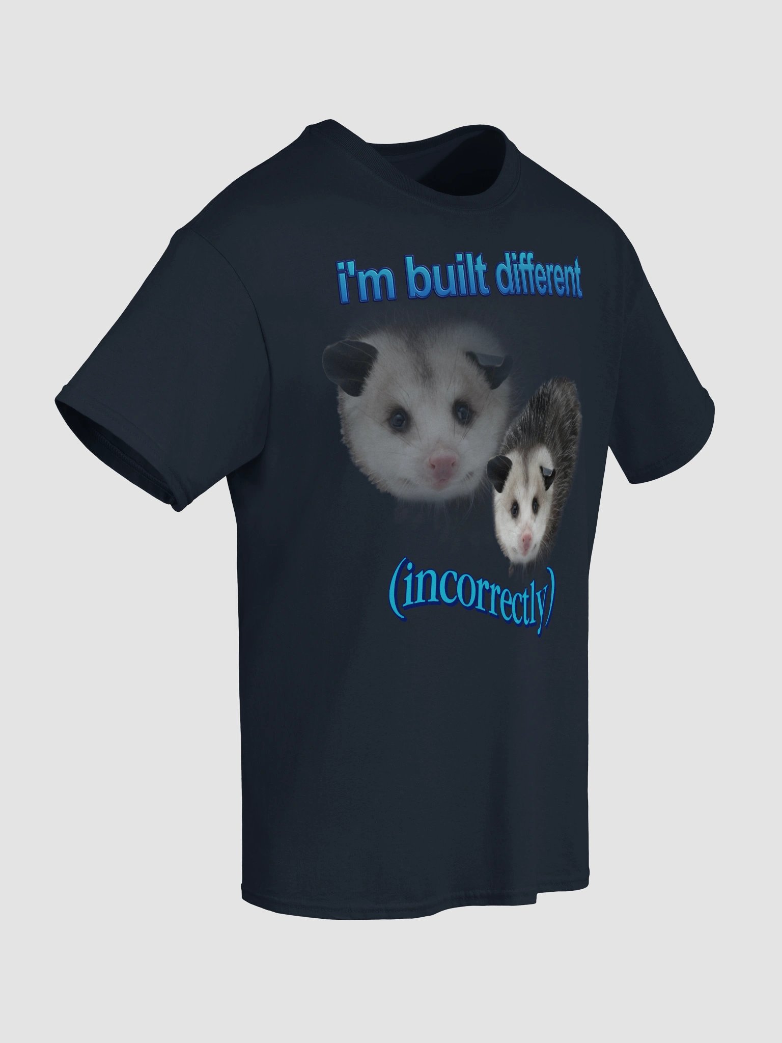 Built Different Possum T-shirt product image (116)