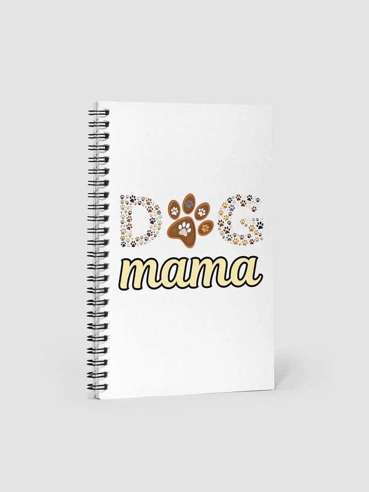 Dog Mama Paw Print Spiral Notebook product image (2)