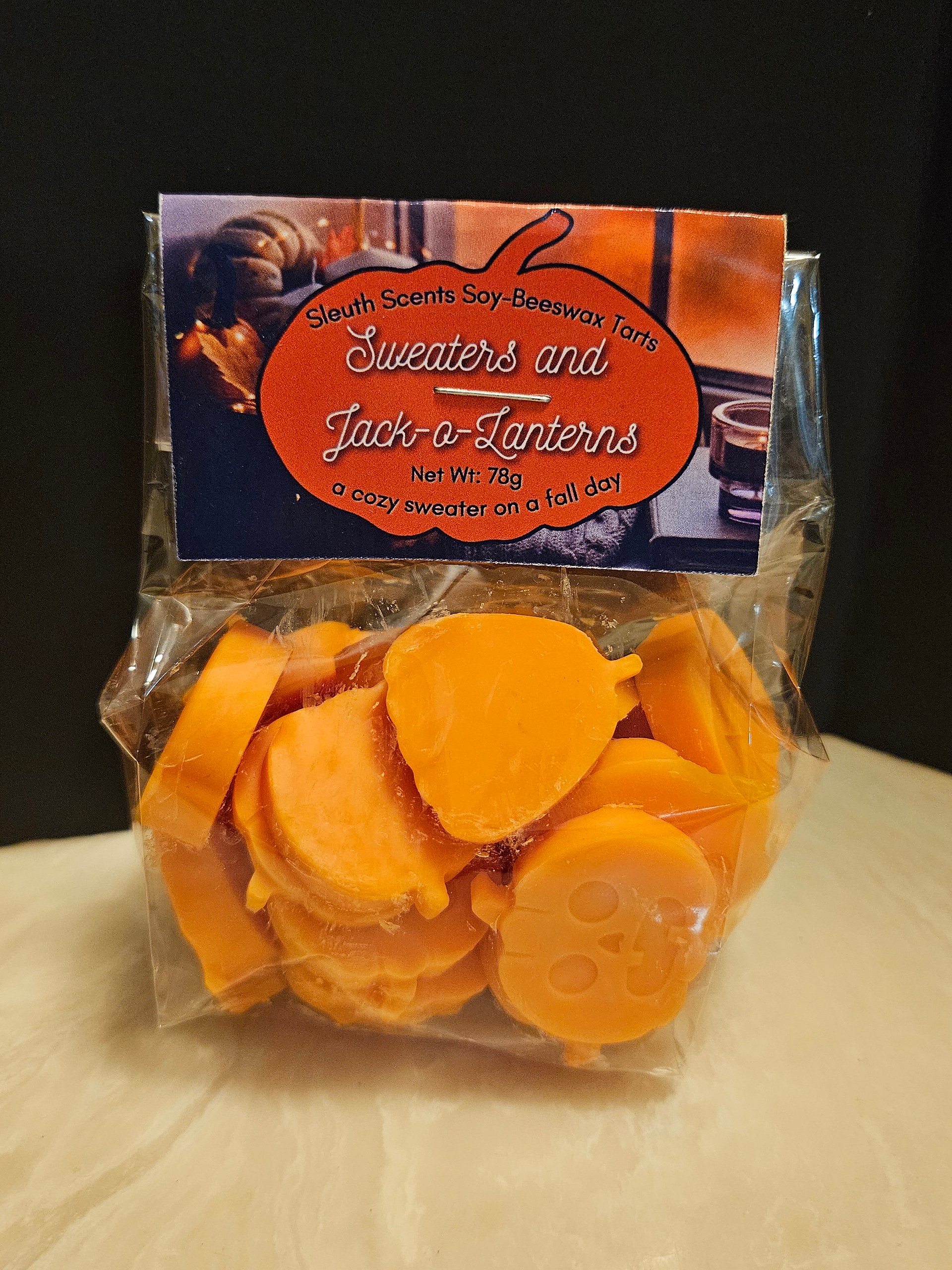 Sweaters and Jack-o-Lanterns Wax Melts (LIMITED EDITION) product image (1)
