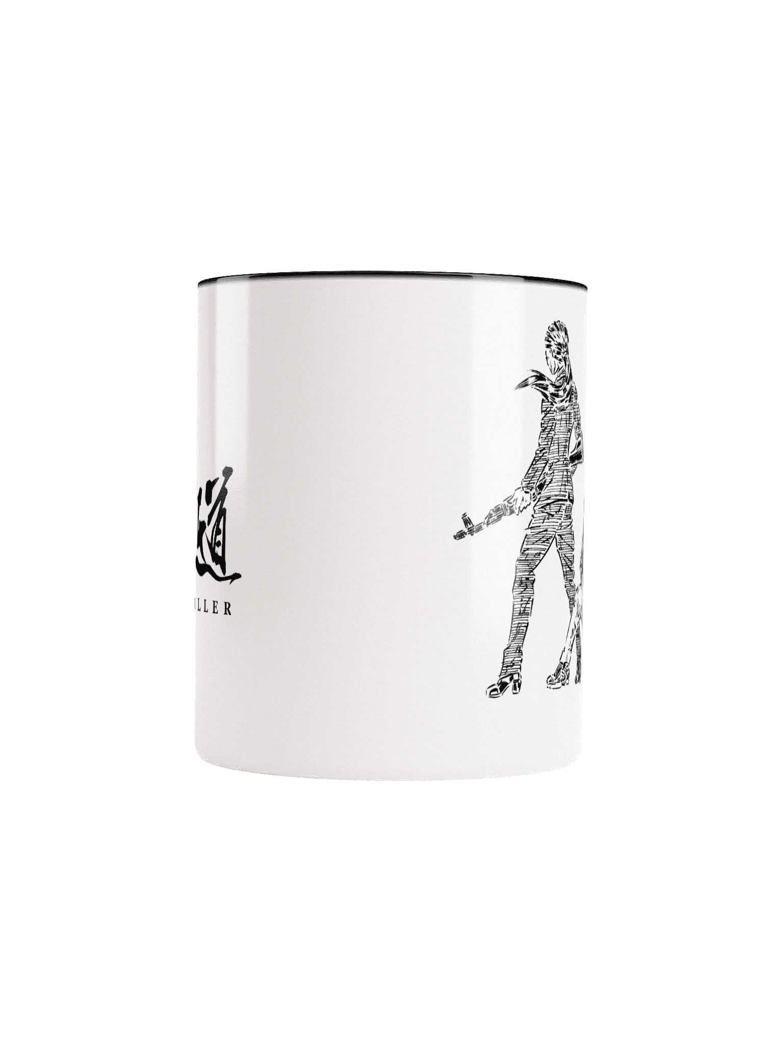 MEIFUMADO | Sakura & Naoki | Black & White Mug product image (5)