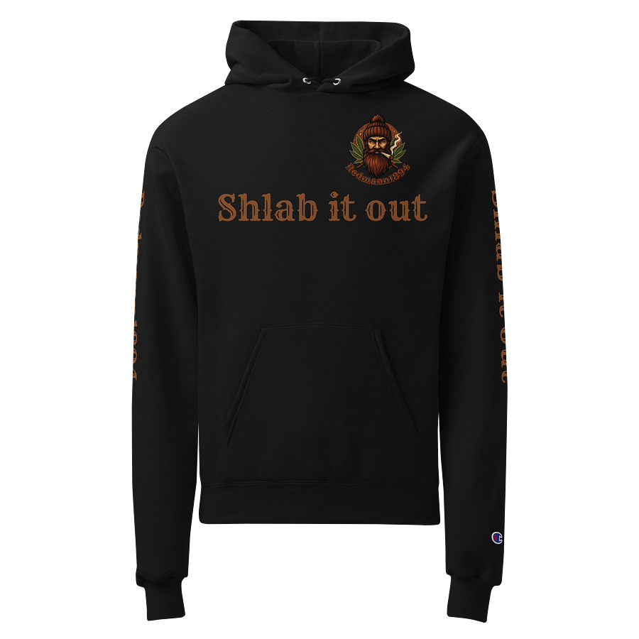 "Shlab it out" Champion Hoodie product image (1)