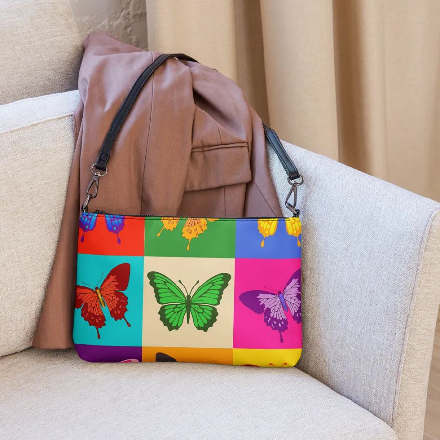 Butterfly Bliss All-Over Print Crossbody Bag product image (6)