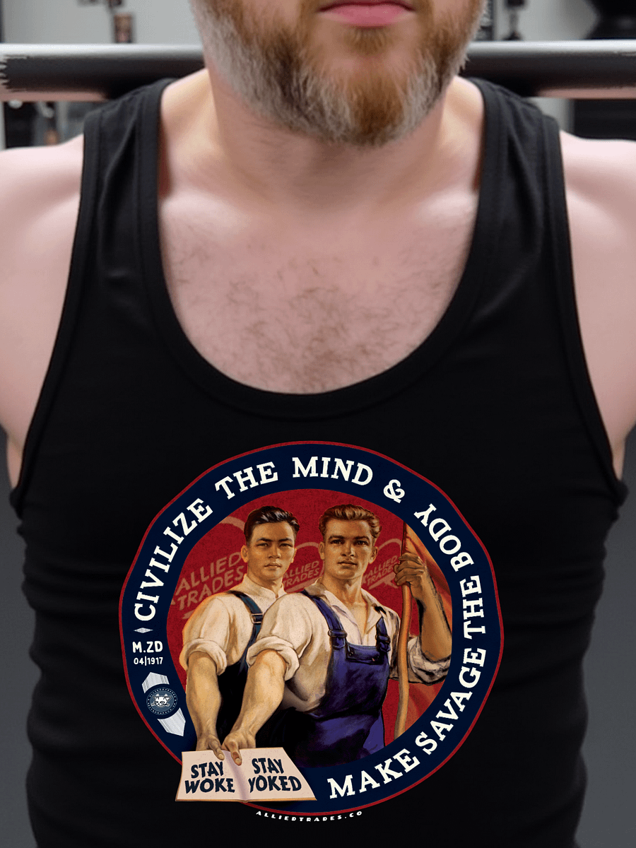 Stay Woke! Stay Yoked! Tankie Top! product image (3)