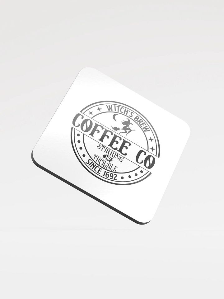 Witch's Brew Coffee Co. Glossed Cork Coaster product image (1)
