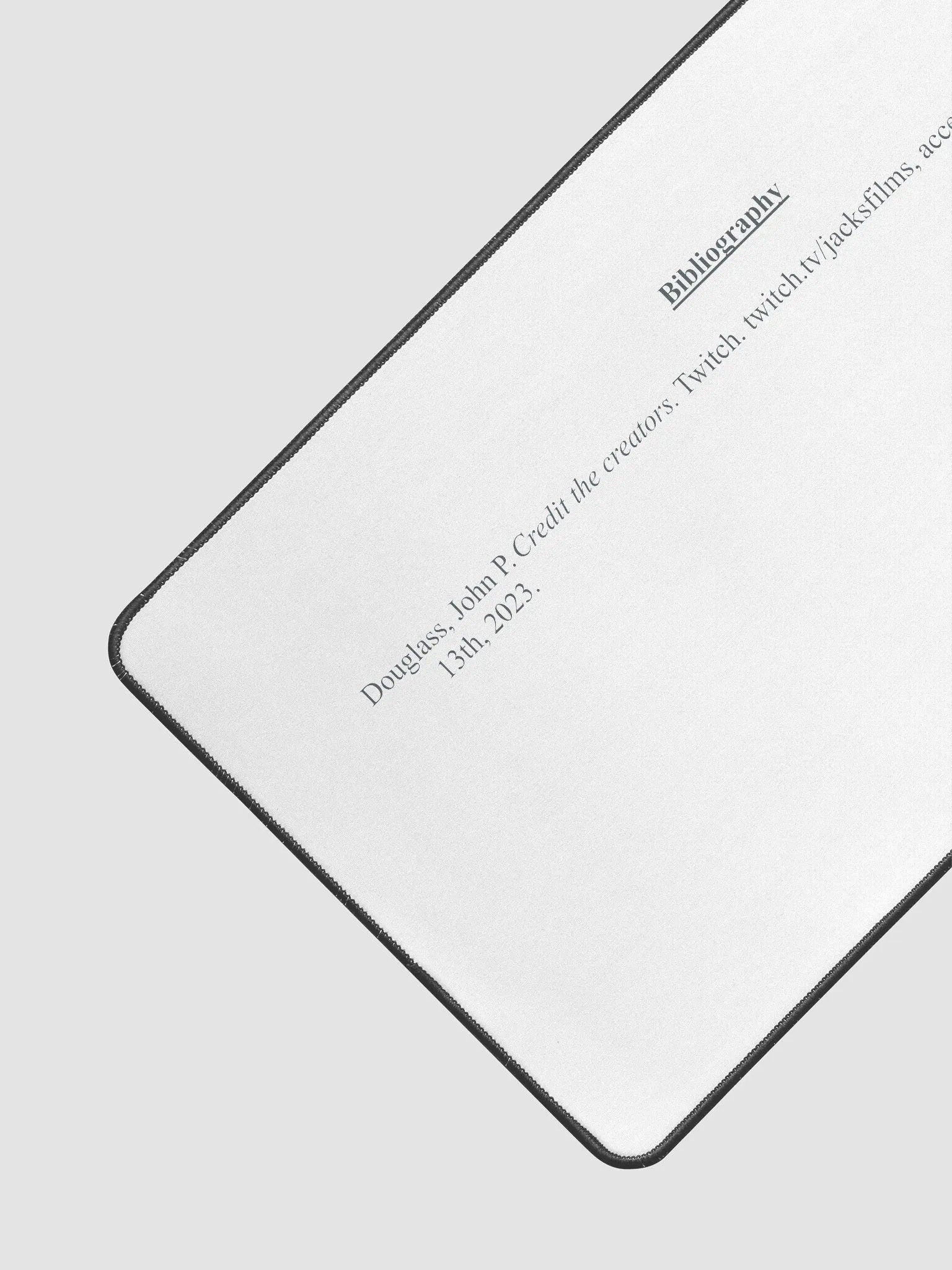 Credit the Creators Bibliography Desk Mat product image (4)