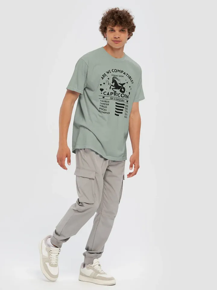 Capricorn Zodiac Sign Romantic Compatibility T-Shirt - Light Comfort Colors 1717 product image (73)
