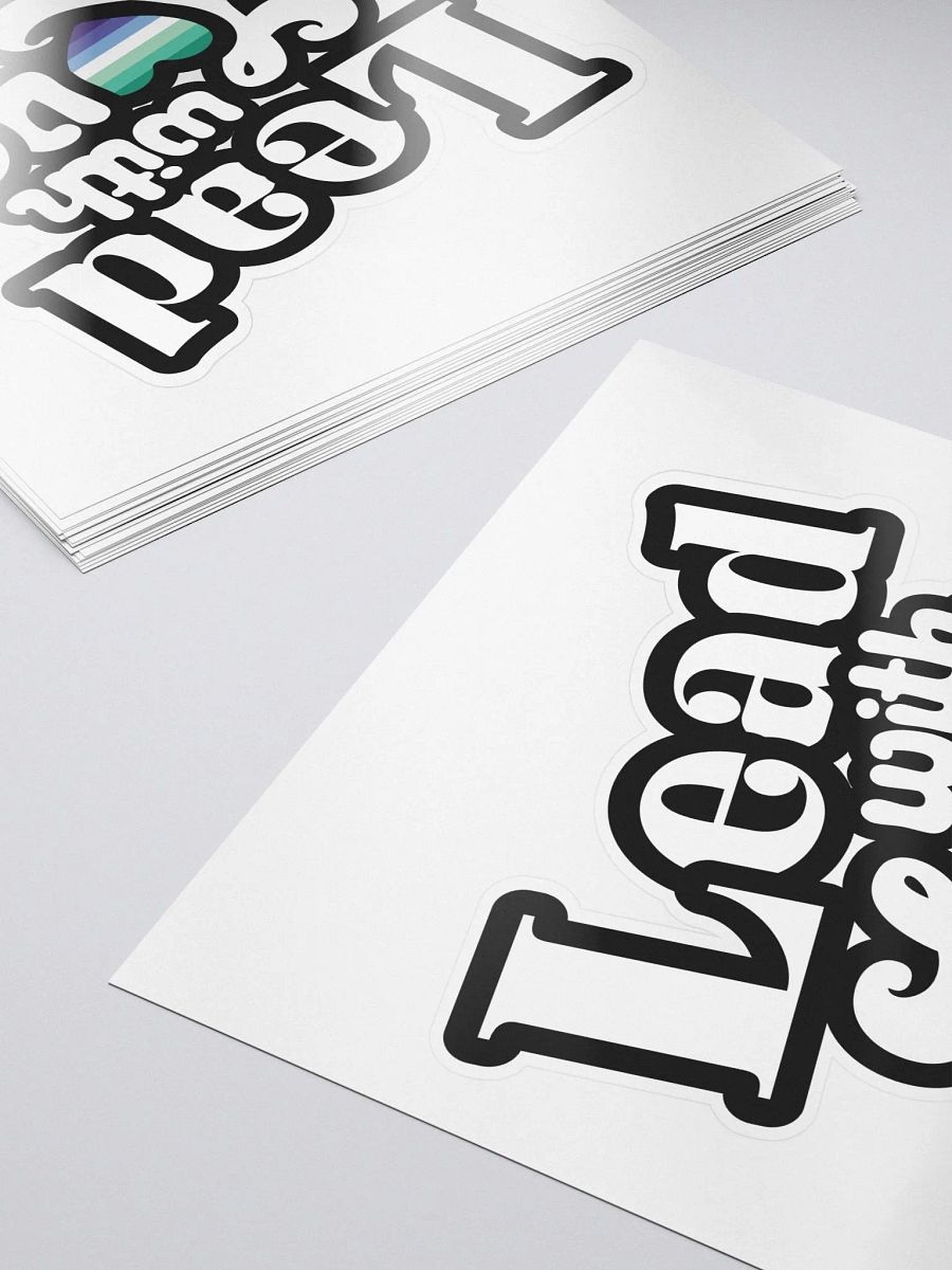 Lead With Love Sticker: Gay Man product image (5)