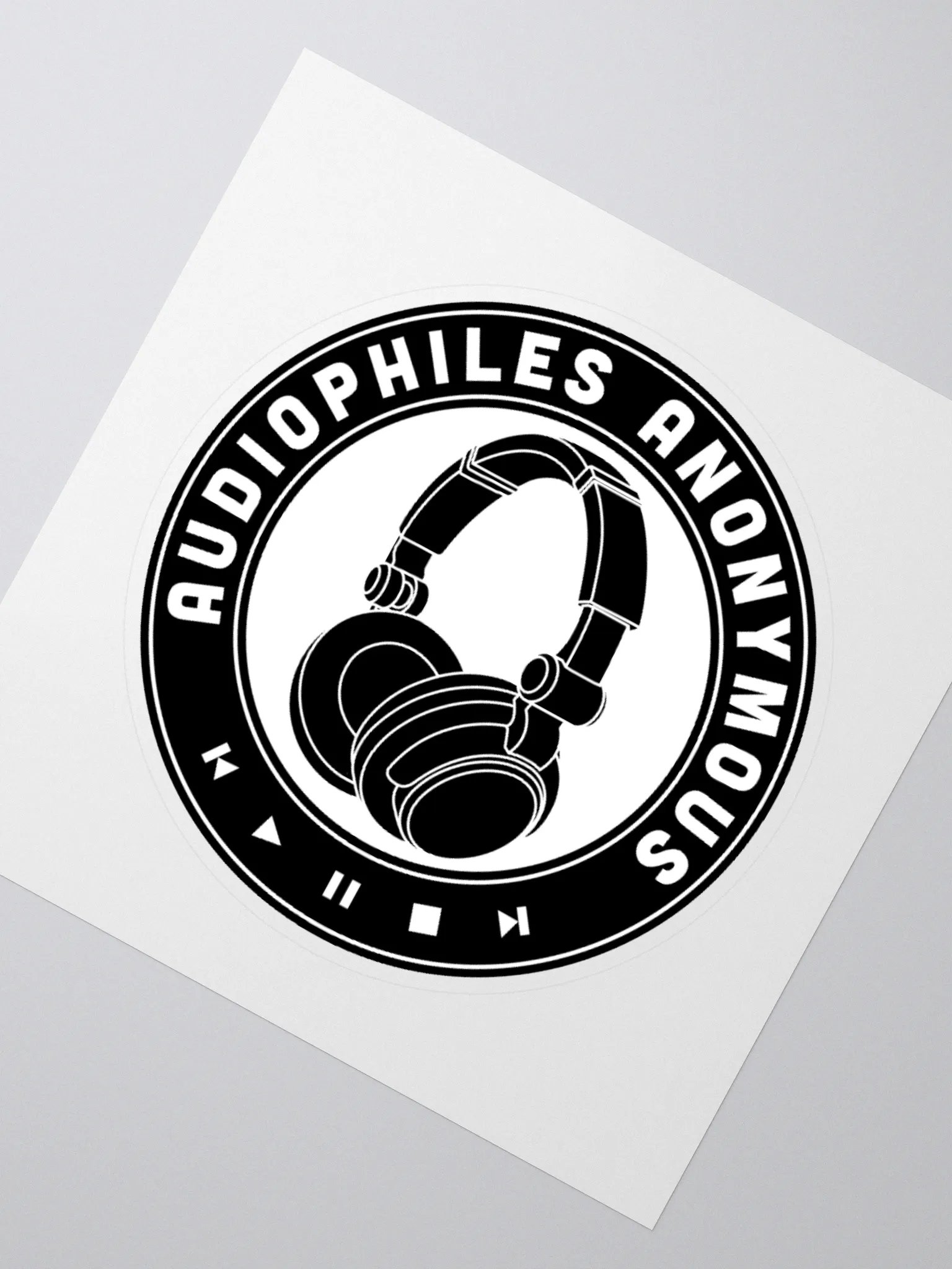 Audiophiles Anonymous Retro Sticker product image (5)