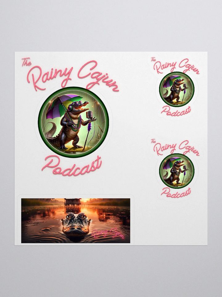 Rainy Cajun Stickers product image (1)