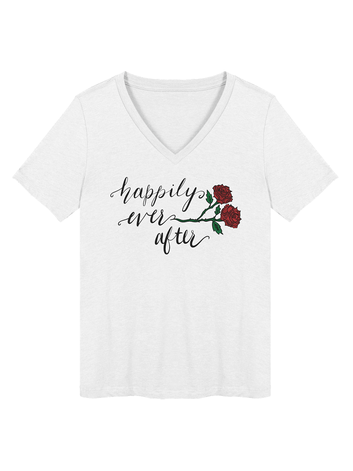 Happily Ever After V-Neck T-Shirt product image (1)