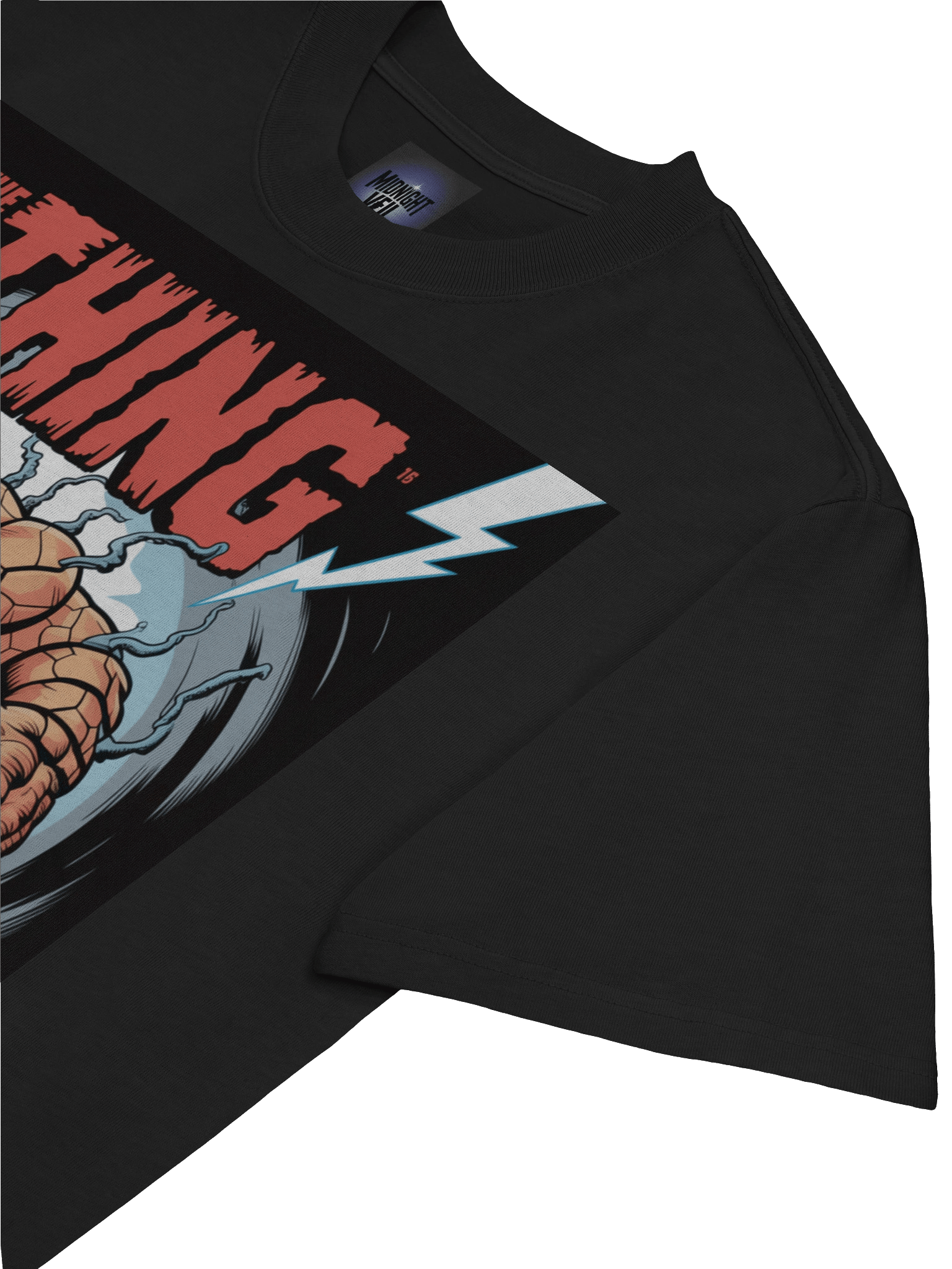 The Thing Thunderclap Oversized Faded T-Shirt – Craggy Storm Sentinel product image (7)