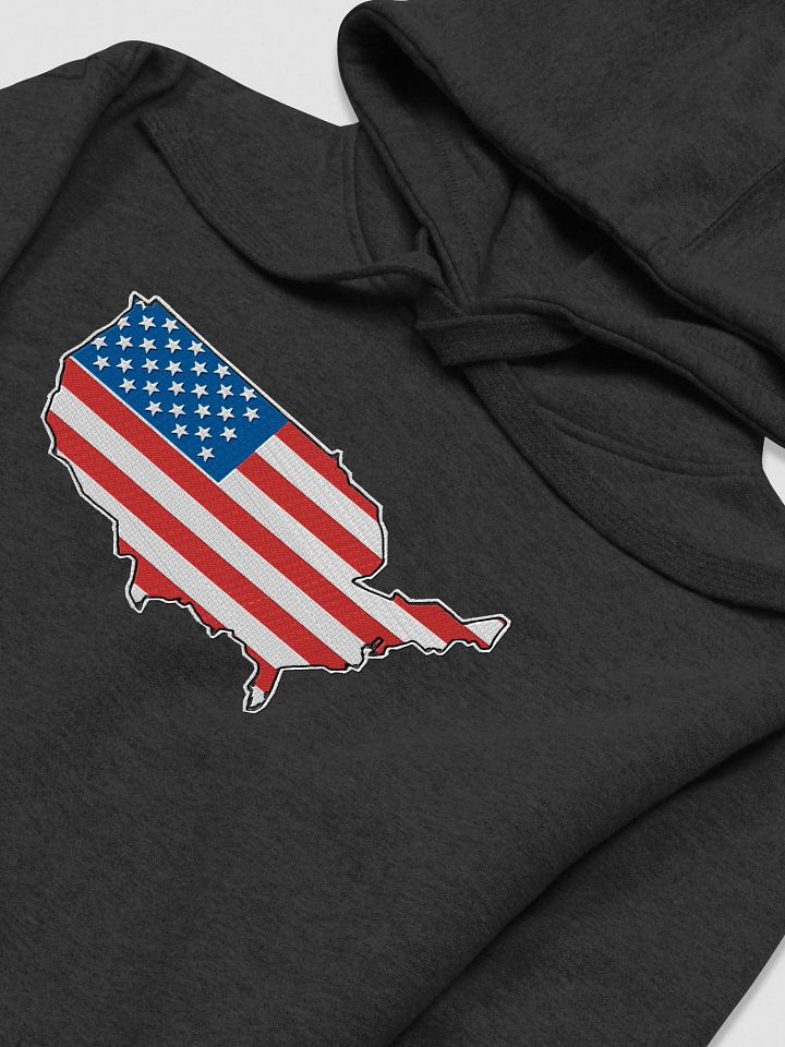 Embroidered USA map hoodie product image (2)