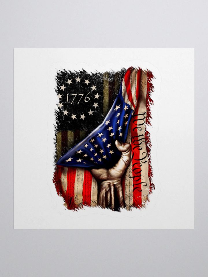 We the People Kiss Cut Stickers product image (1)