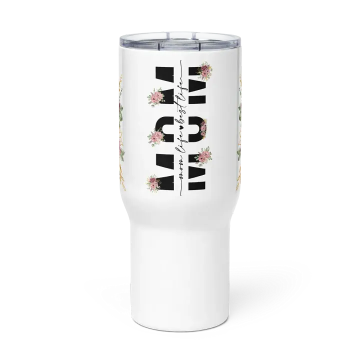 Floral Mom Life Travel Mug product image (1)
