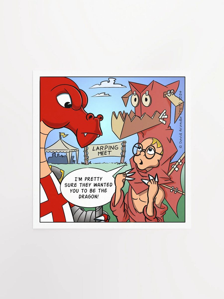 They Wanted You to Be the Dragon - Resident Dragon Poster product image (1)