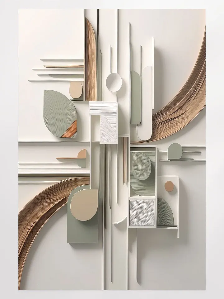 Modern Minimalist Art Poster - v2 - Large 24x36 Inches product image (1)