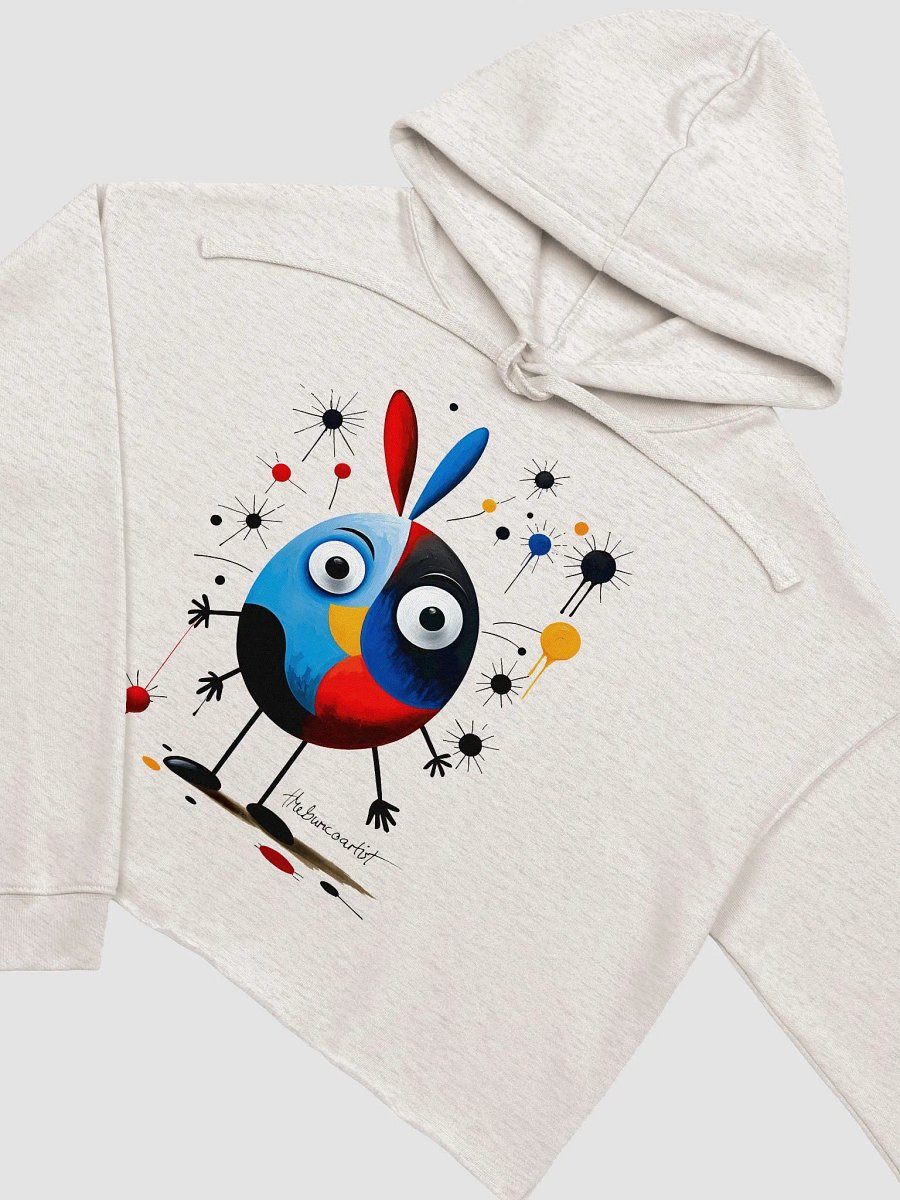 Bella+Canvas Fleece Crop Hoodie product image (1)