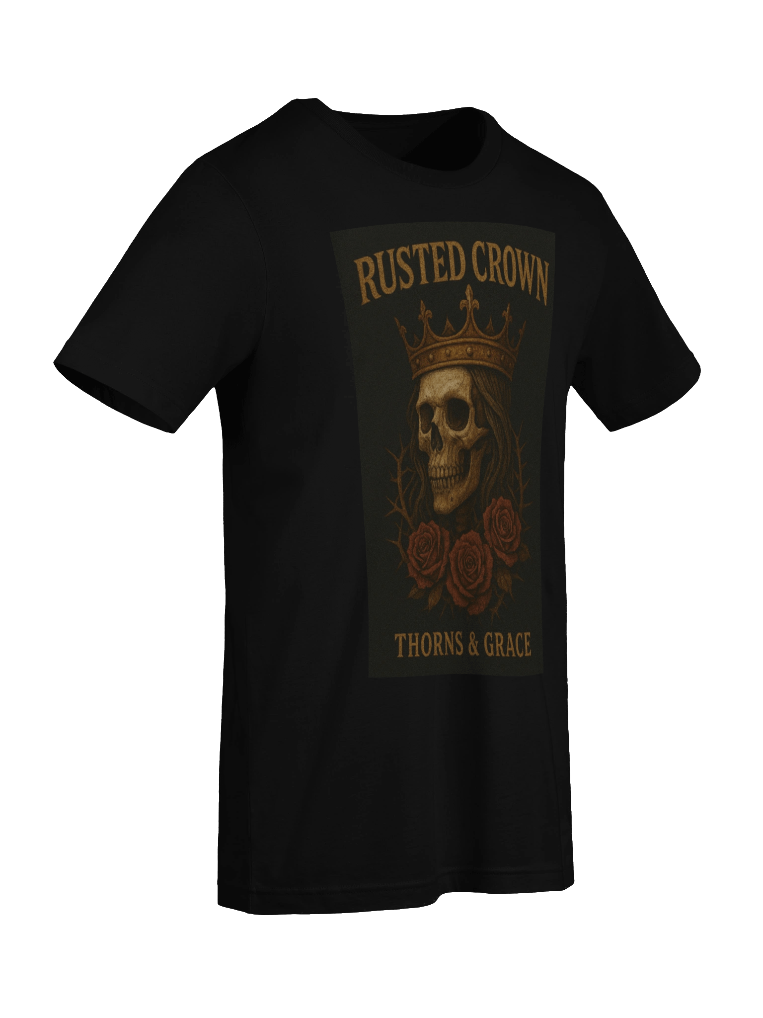 Rusted Crown & Roses T-Shirt product image (9)