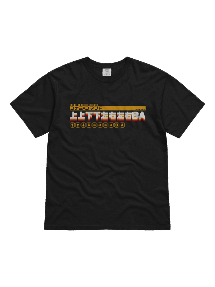 Konami Code T-Shirt (light on dark) product image (1)