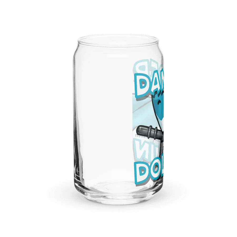Danger Dolphin Glass Can Cup product image (40)