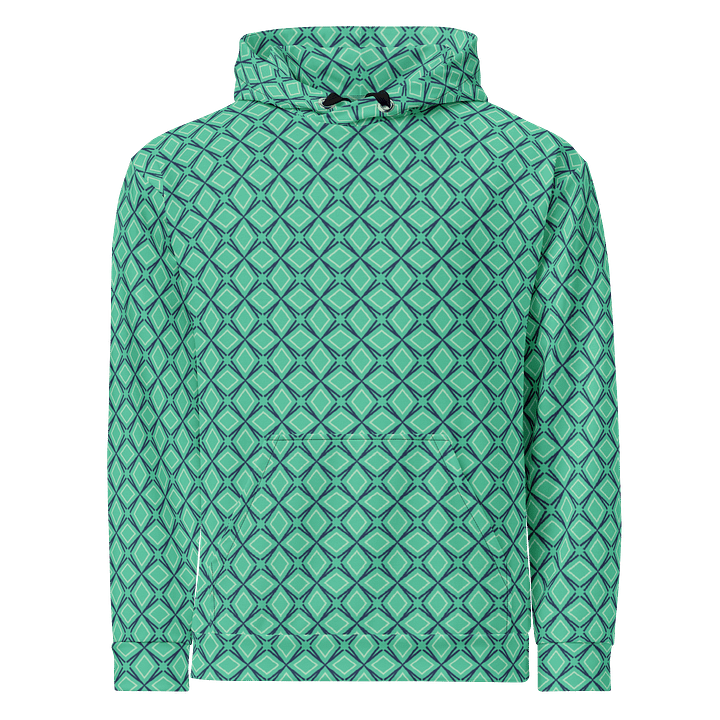 Geometric Illusion Allover Print Hoodie for Men and Women product image (1)