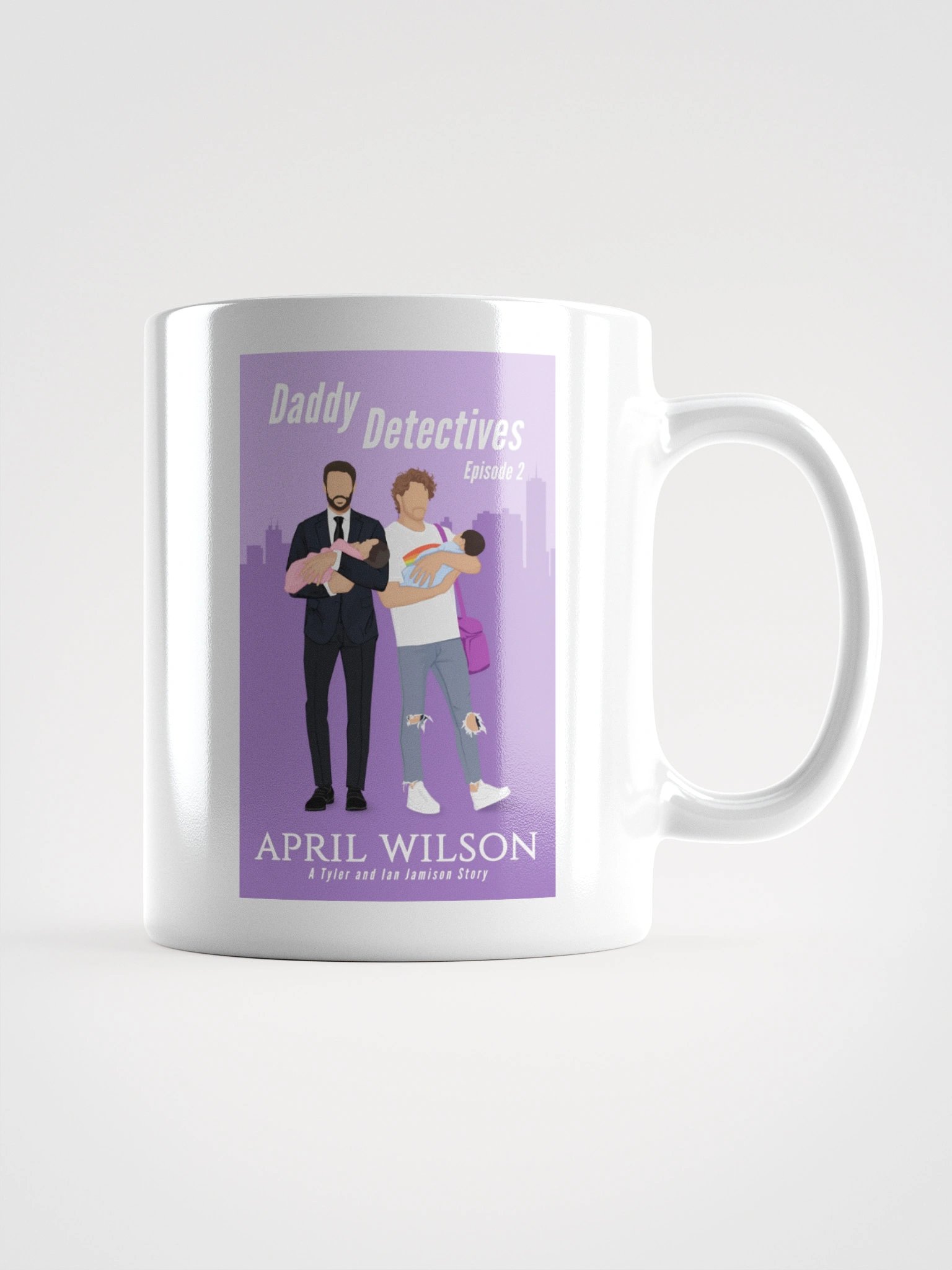 White Ceramic Mug - Daddy Detectives Episode 2 product image (1)