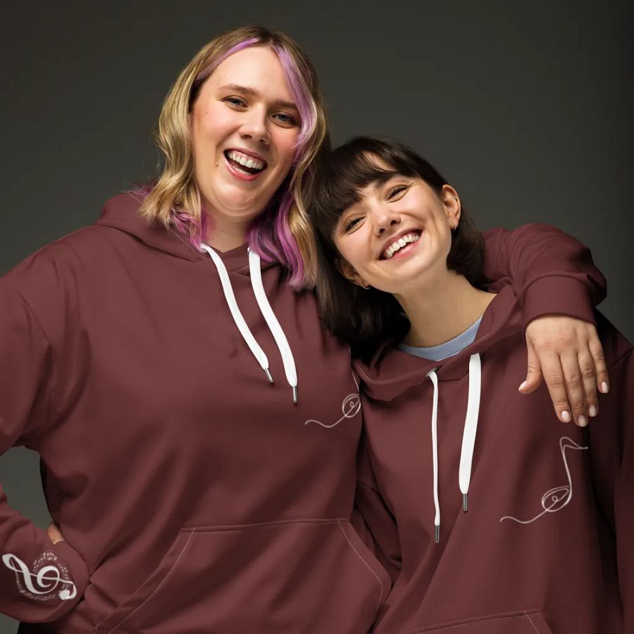 Band Geeks Rule Hoodie | Maroon product image (8)
