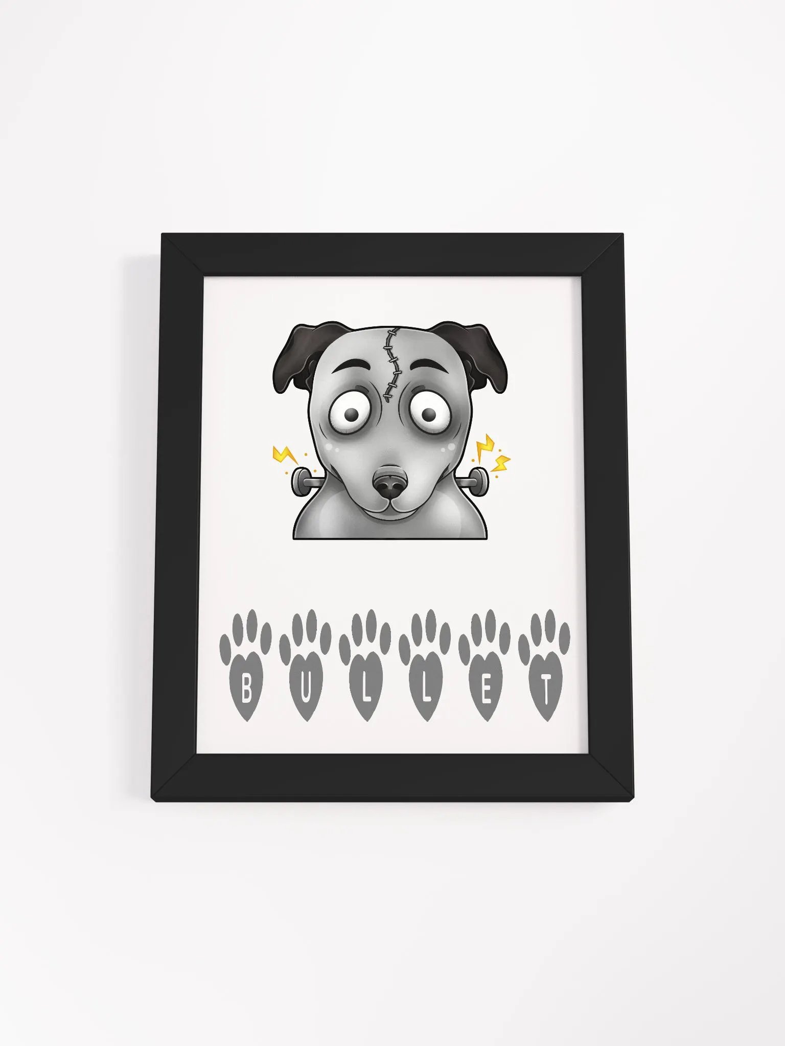 Bullet Emote - Framed High-Quality Matte Poster (in) product image (1)