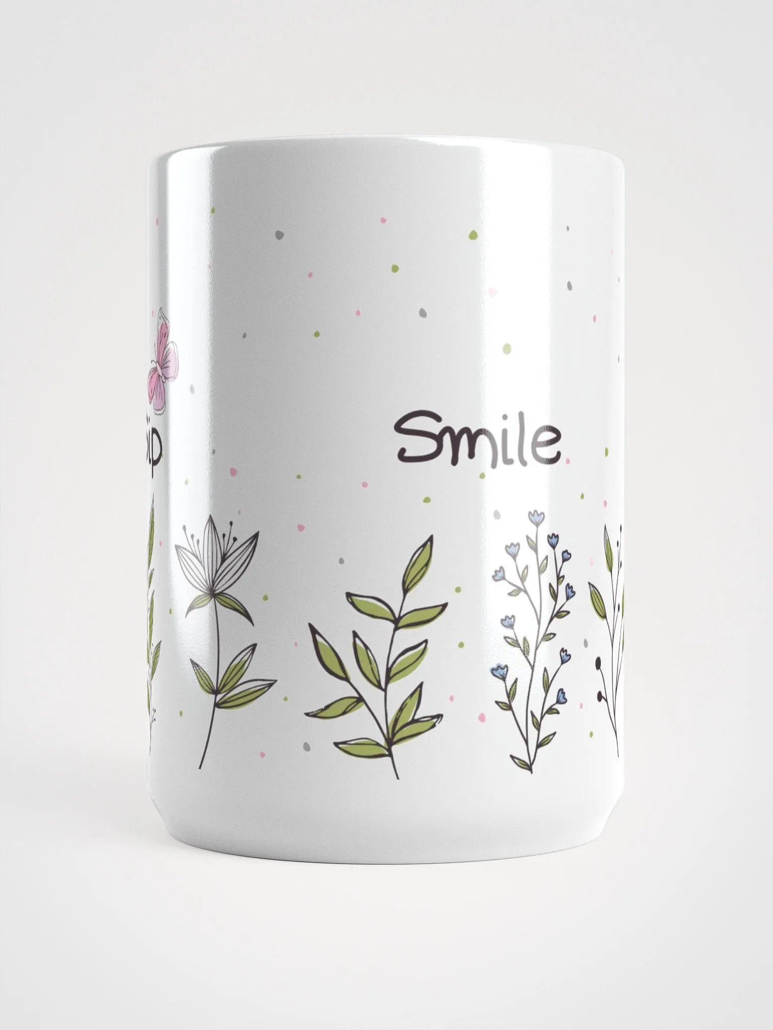 Whimsical Sip, Smile, & Bloom Mug 🌸 product image (5)