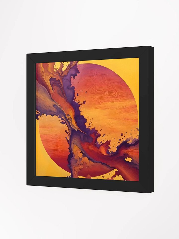 Sunset Inferno Dutch Pour Print product image (2)