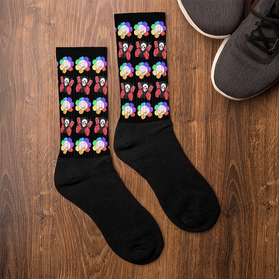 Black Flower and Visceral Socks product image (12)