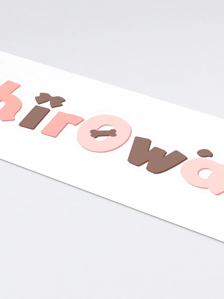 big ahh logo sticker product image (4)