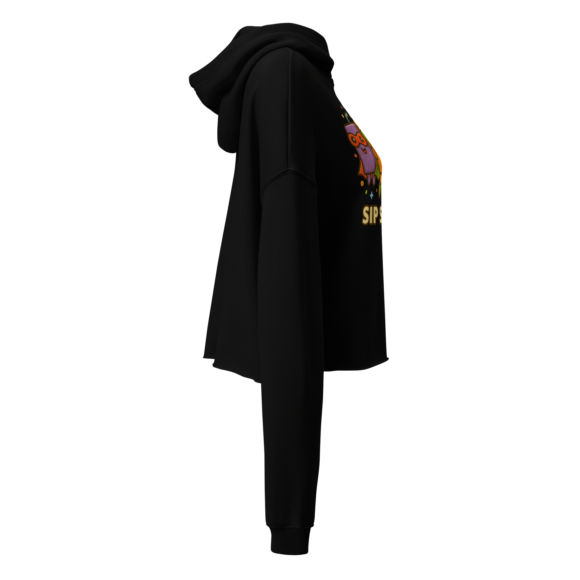 Sip Squad Superhero Juice Boxes Crop Hoodie product image (5)
