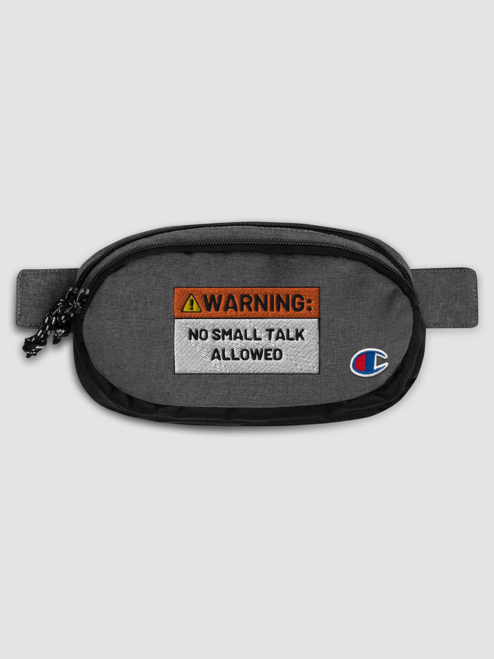 CAUTION: NO SMALL TALK Fanny Pack product image (2)