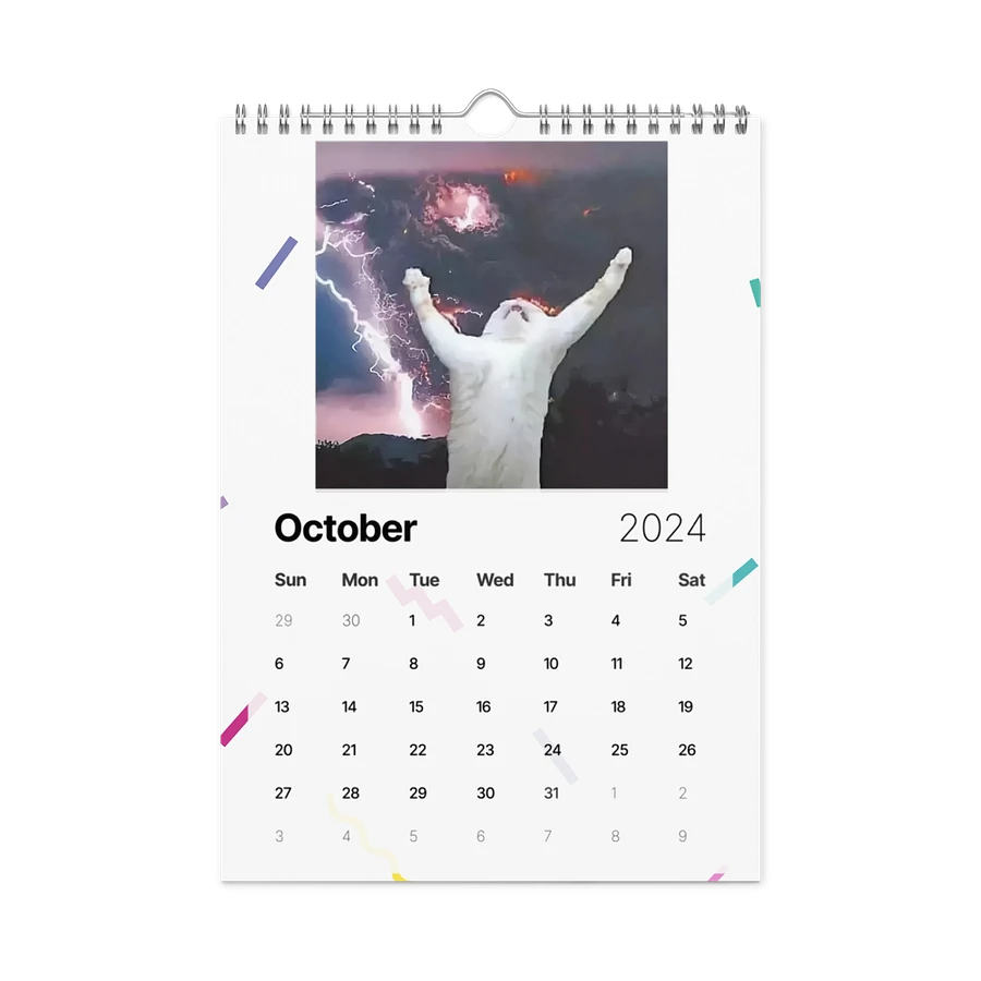 Wall Calendar (2024): Meme Cats product image (16)